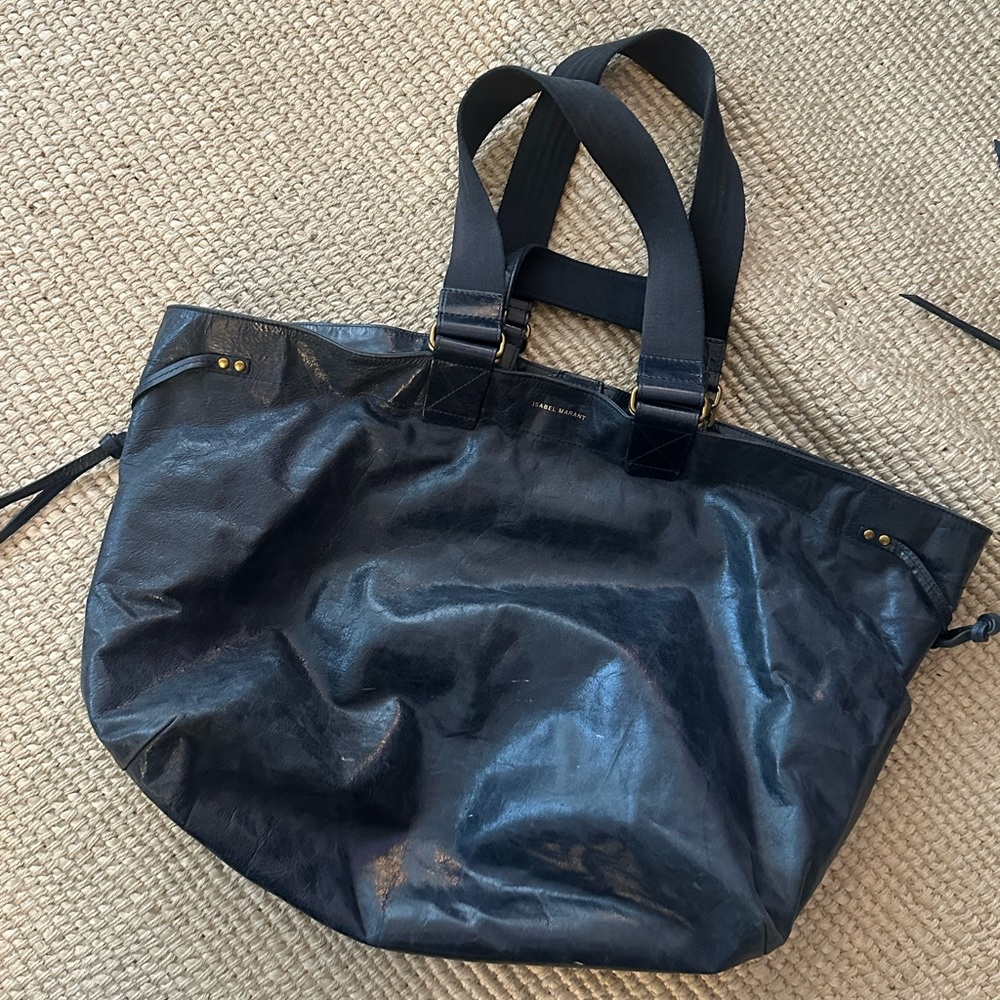 Isabel Marant Wardy Bag - Navy